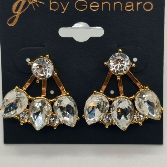 Jewelry - Gennaro Gold Tone Earrings